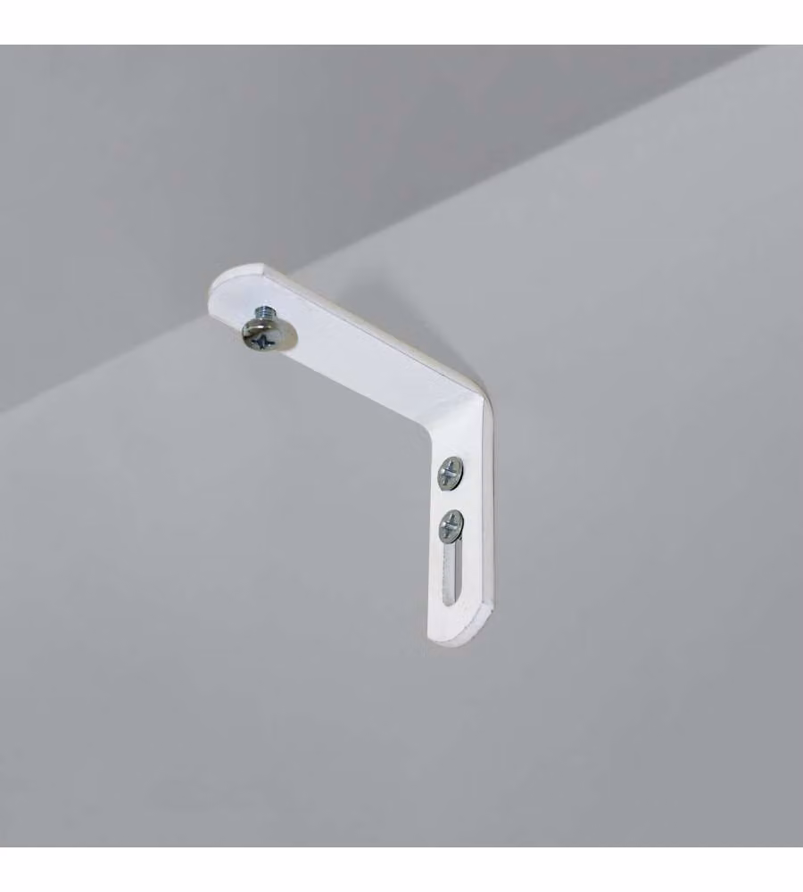 Mensola per binari 60mm Bianco