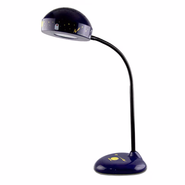 Niermann Standby Lampada LED Piccolo Principe con luce notturna Kleiner Prinz, dimmerabile, Blu, Cameretta, Plastica, Lampada da tavolo