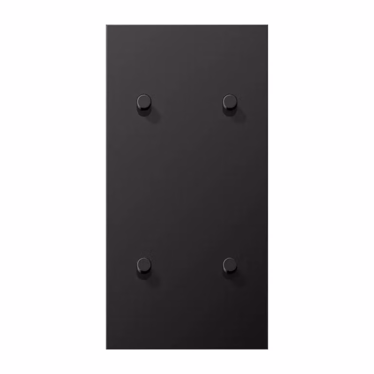 Jung AL12-25DR01 Copertura doppia incassata con 2+2 leve a bilanciere
