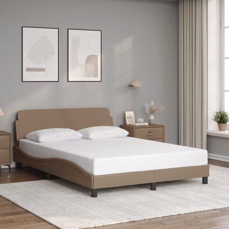 vidaXL Giroletto Dover in Similpelle Cappuccino L/P/H: 120 x 200 cm