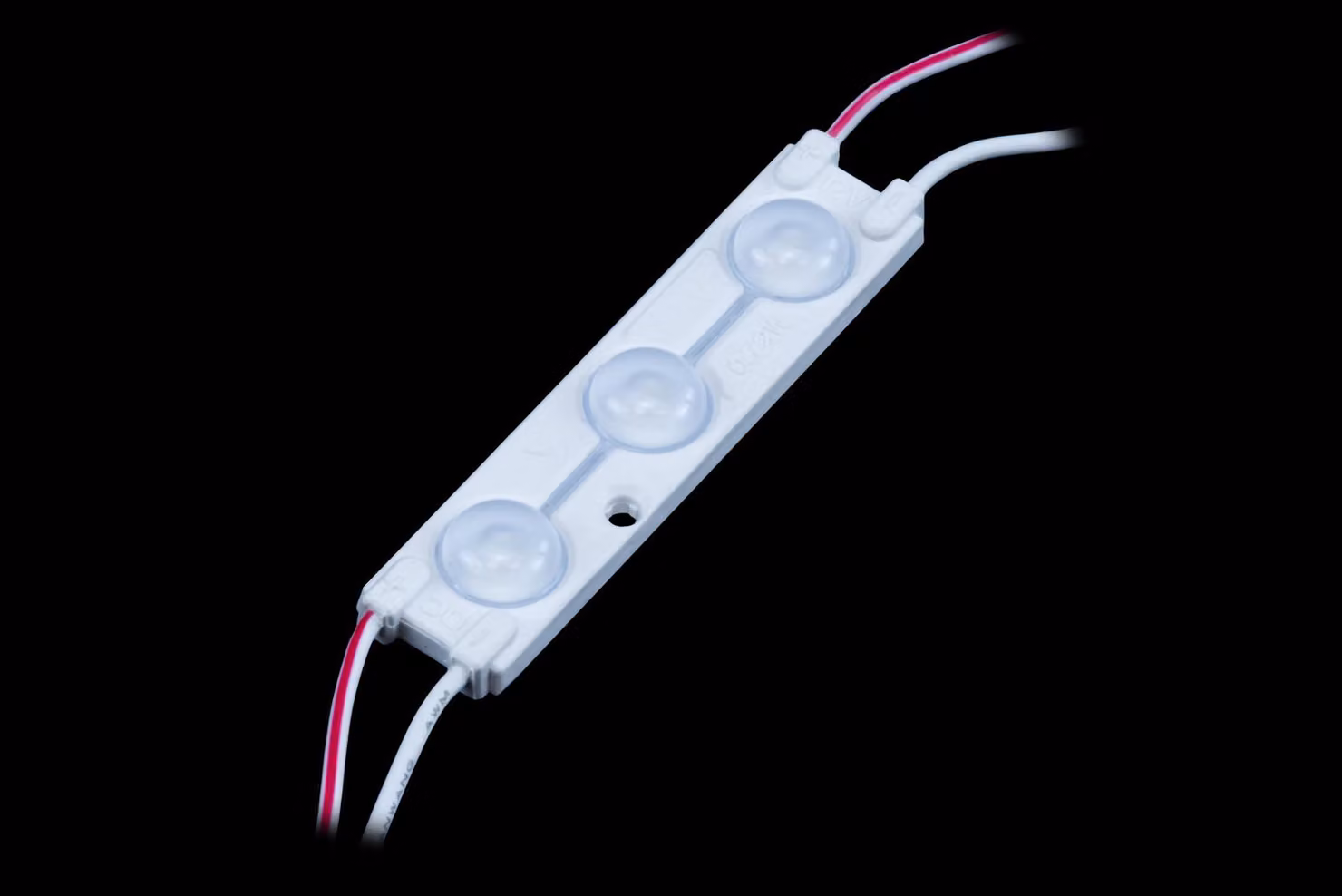 Modulo LED 3x2835 0,72 W blu lente 160° IP67