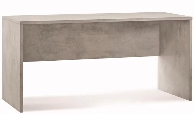 Scrivania moderna SARMOG colore grigio L: 160 cm, P: 69 cm, H: 76 cm