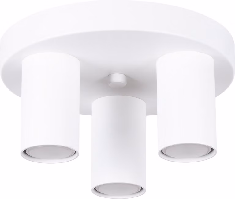 Faretto spot MODENO bianco 3xGU10x10W in metallo, dimensioni: 12x25x25 cm, IP20, Pure Lume
