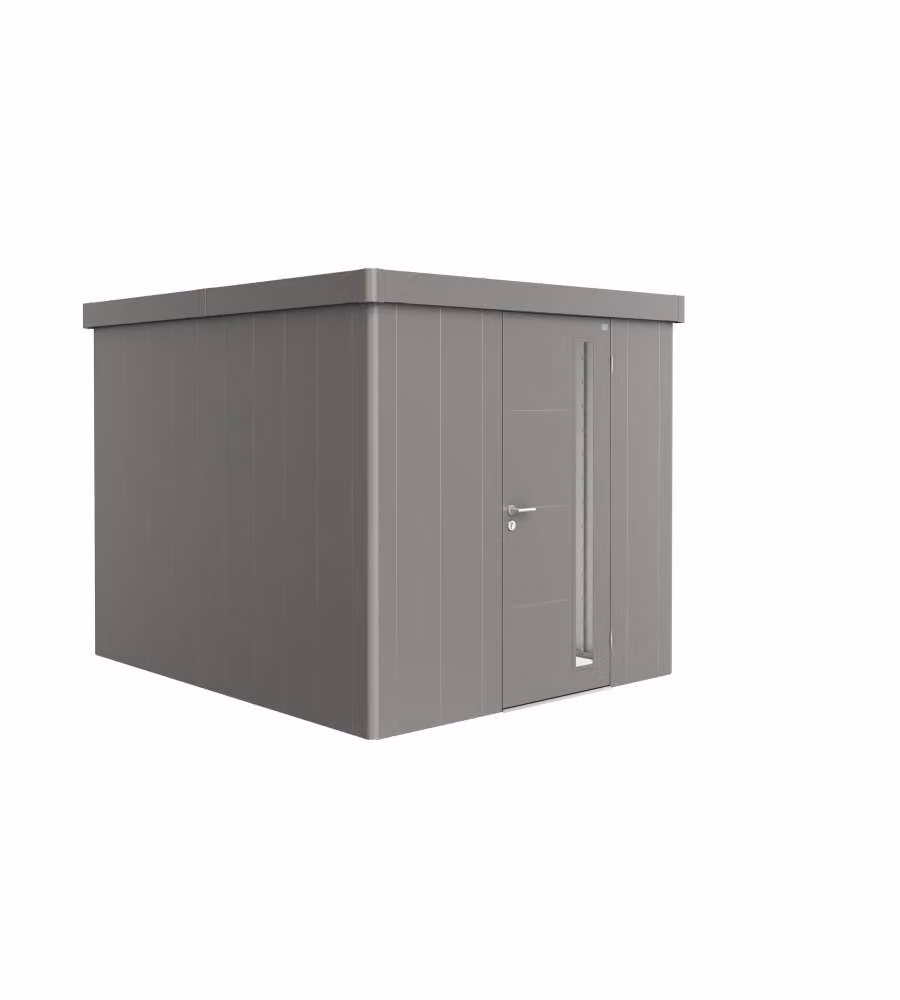 Casetta Neo 3B porta standard, grigio quarzo metallizzato