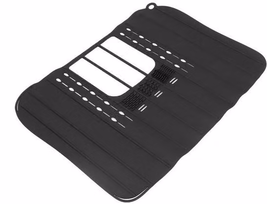 Copertura in silicone per lavandino, resistente al calore, pieghevole, 54 x 41 cm