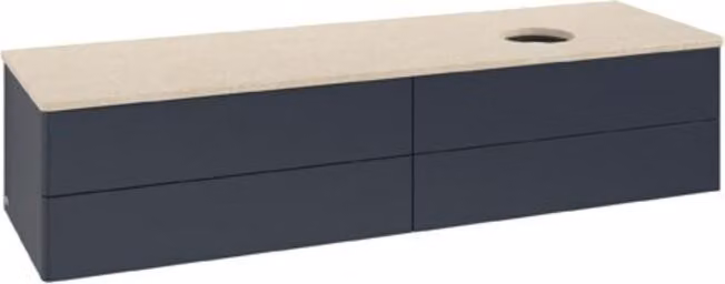 V&B Mobiletto senza struttura frontale Antao 160x50cm, WBP colore botti., md bl. m Lac
