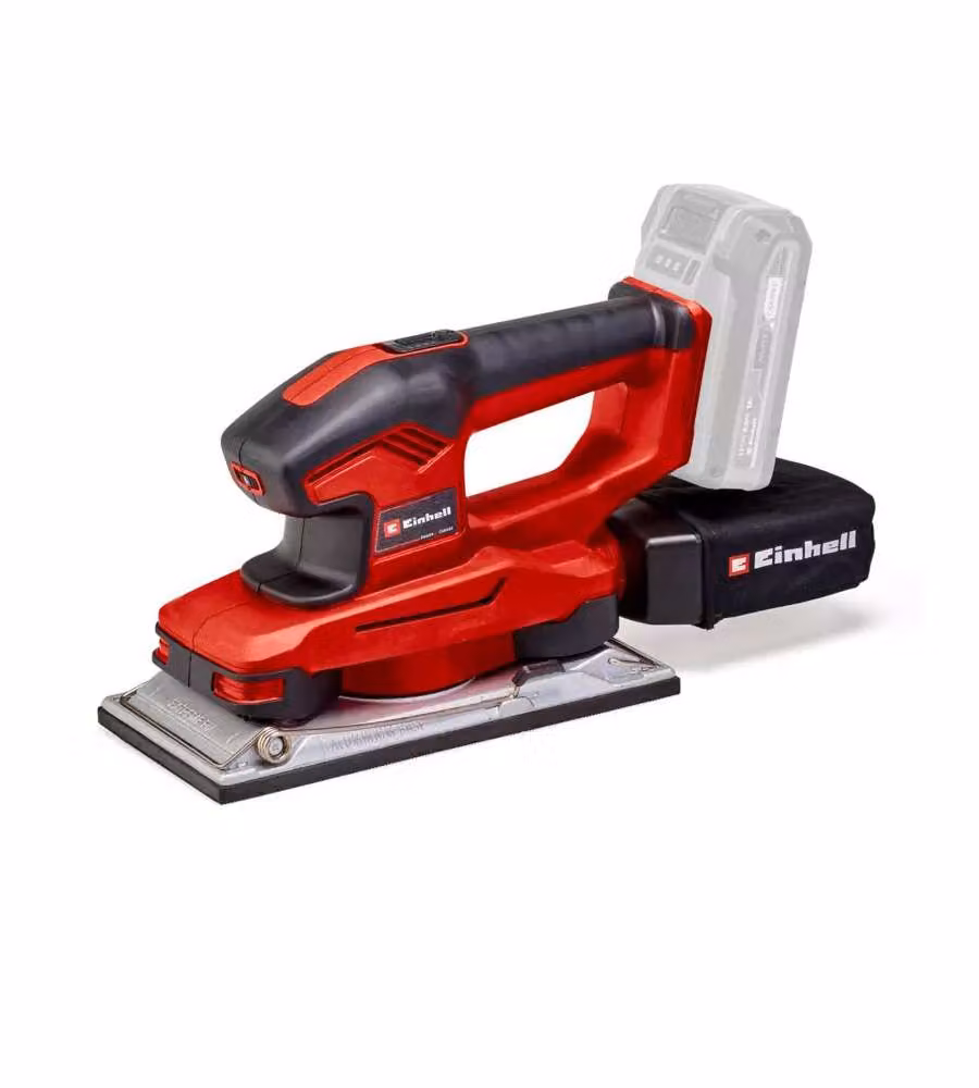 Levigatrice orbitale a batteria Einhell TE-OS 18/230 Li Solo Power X-Change rossa – 2