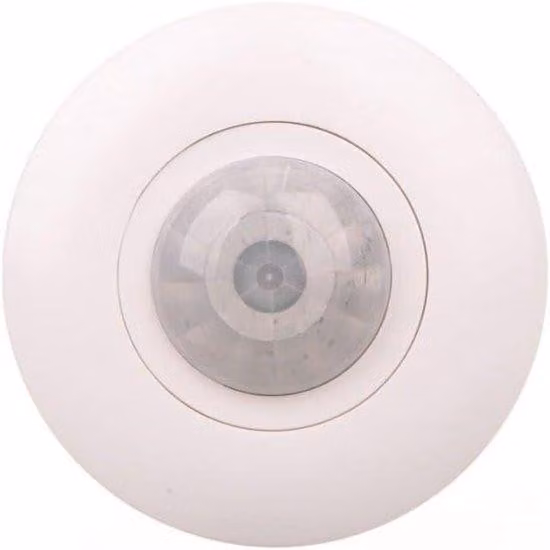 Rilevatori di movimento automatici - Sensore PIR - Rilevamento a 360 gradi - 1200 Watt - Bianco