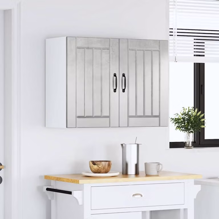 Pensile da Cucina Lucca Grigio Cemento in Legno Multistrato