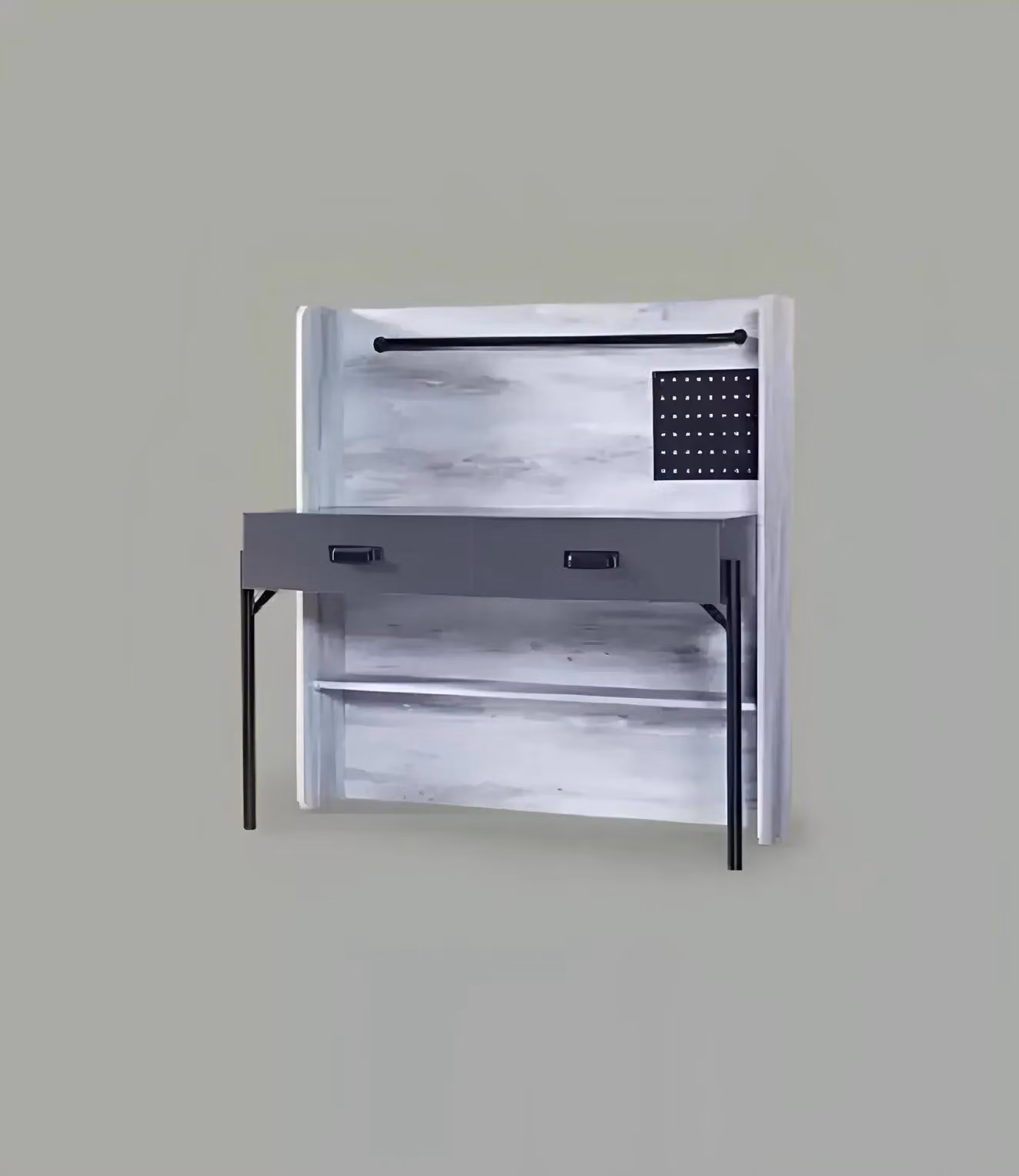 Sekretär Schreibtisch Tisch 130x60x138 Schreibtische Tische Möbel Holz Computer