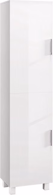 Mobile a Colonna da Bagno Giordanoshop con 2 Armadietti Bianchi L: 40 cm, P: 30 cm, H: 167,5 cm