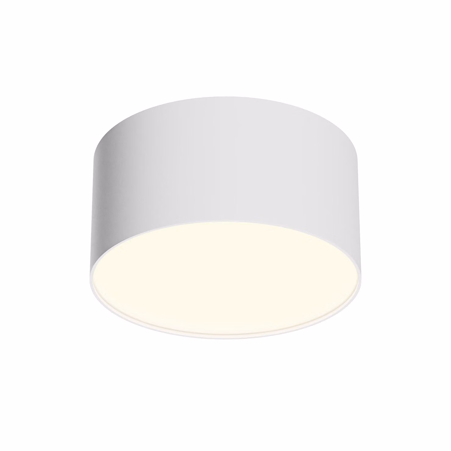 Maytoni plafoniera Zon LED incl. alluminio bianco 12W per cucina, camera da letto, soggiorno, sala da pranzo, atrio
