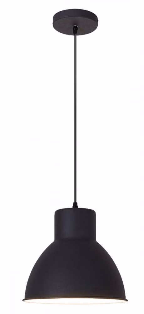 Rabalux 2578 Lampada a sospensione 1 spot Derek, E27, antracite, rotonda, industriale, ø275mm