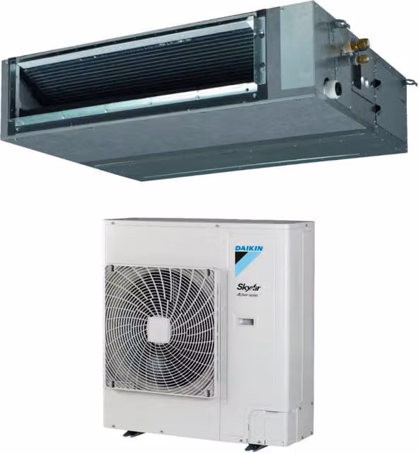 Condizionatore Canalizzato Daikin Bluevolution FBA100A + AZAS100MY1 Trifase 36000 Btu Bianco con Wi-Fi e Controllo via App