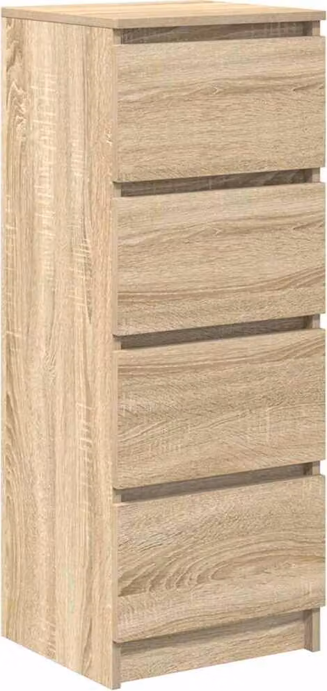 Credenza Rovere Sonoma 37,5x35x99 cm in Legno Multistrato