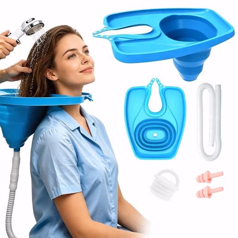 Lavello pieghevole per lavare i capelli, ideale per uso domestico
