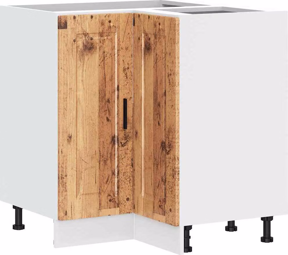 Base ad Angolo Cucina Porto Legno Antico in Legno Multistrato