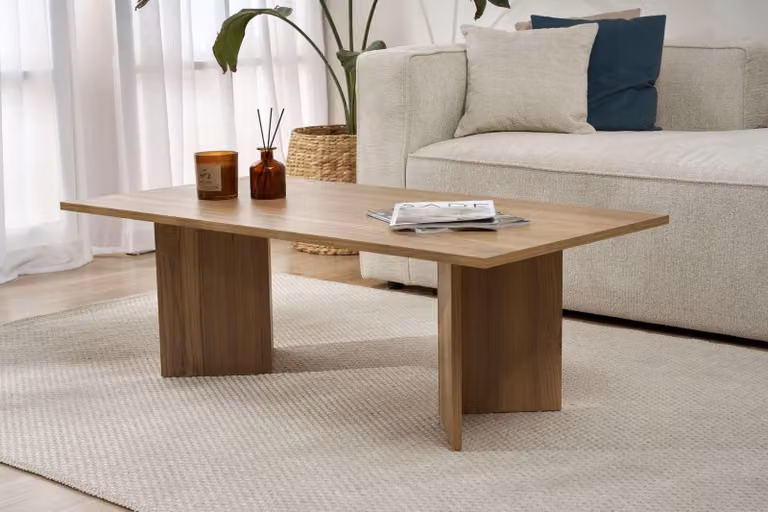 Skye Decor, Sabin - VNT Oak, tavolino, rovere, pannello 100% melamina, 119 x 60 x 40 cm
