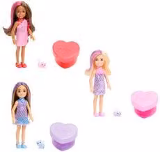 Bambola Chelsea Party Surprise Make-up Mattel Barbie Multicolore 15 cm