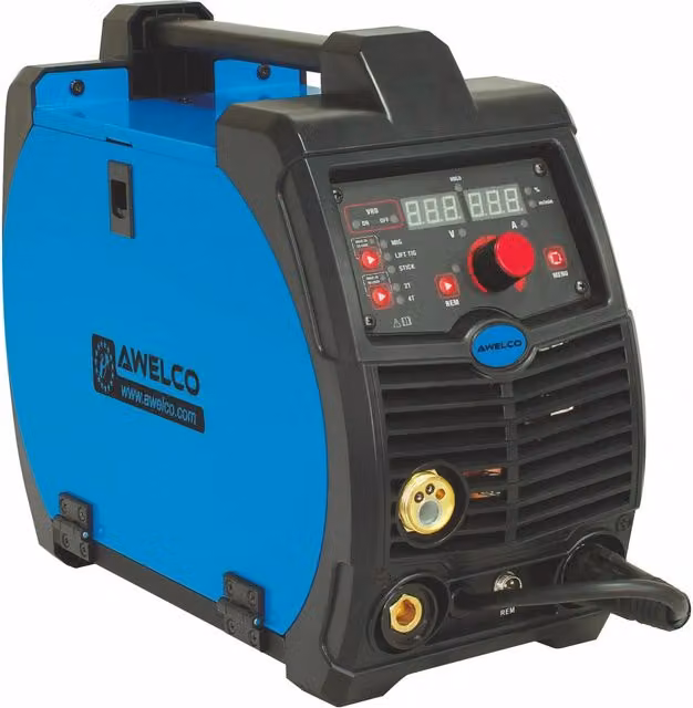 Saldatrice Inverter Awelco SmartMIG 2200 MIG MMA TIG Blu
