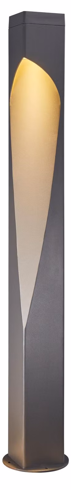 Lampada da giardino Concordia altezza 100 cm per esterni antracite