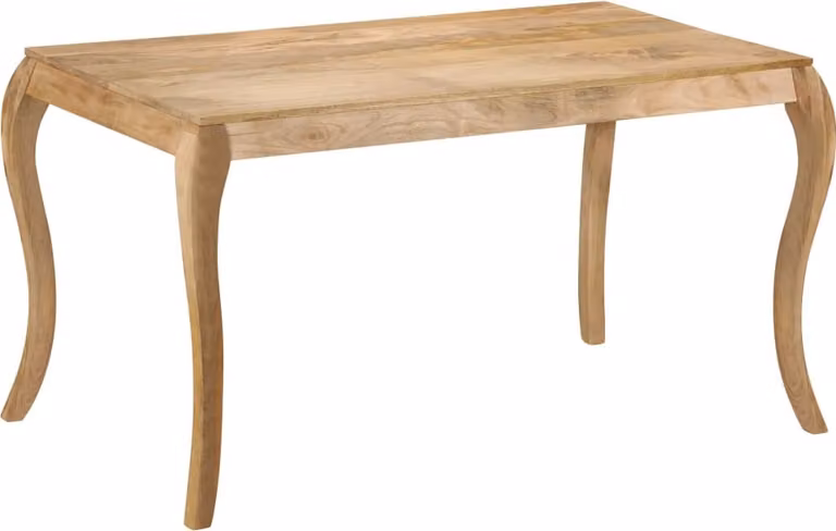 Tavolo da pranzo 135×75×76 cm in legno massiccio di mango