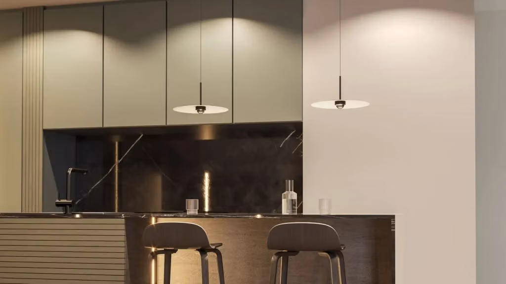 Lampada a sospensione LED Beneito & Faure Hat Recessed 8W 83º 3000K Bianco Mate per interni con luce calda e altezza regolabile – 2