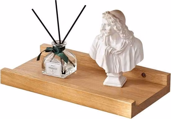 Set di mensole da parete - Montaggio a parete moderno - Mensole portaoggetti per la camera da letto - Elementi da parete eleganti e resistenti - Set completo con materiale di fissaggio