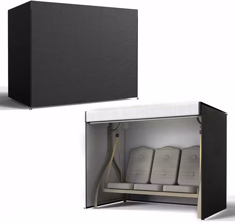 Copertura protettiva per panchine a dondolo, impermeabile, dimensioni 220x170x124 cm, per mobili da giardino
