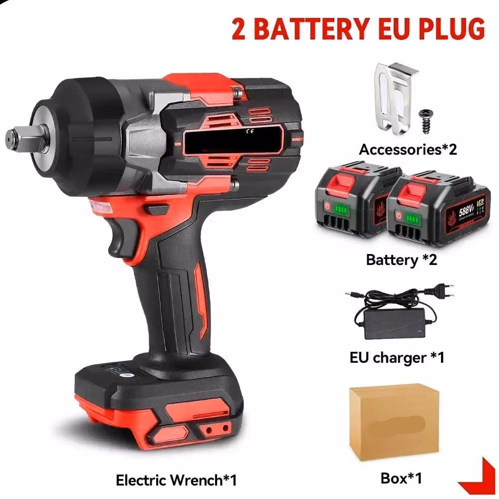 Chiave a percussione – con batteria – Avvitatore a impulsi – Brushless – 2800 Nm – Wireless – 1/2 pollice – Elettrico
