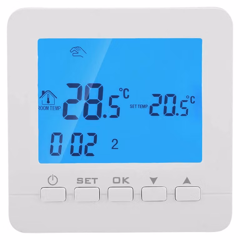 Termostato da parete digitale, programmabile e dotato di display LCD