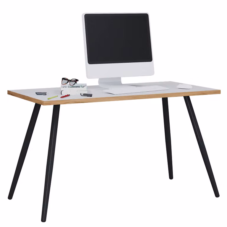 Scrivania Computer Tavolo da ufficio Skandanivischer Retro Look Salia 110x50 cm