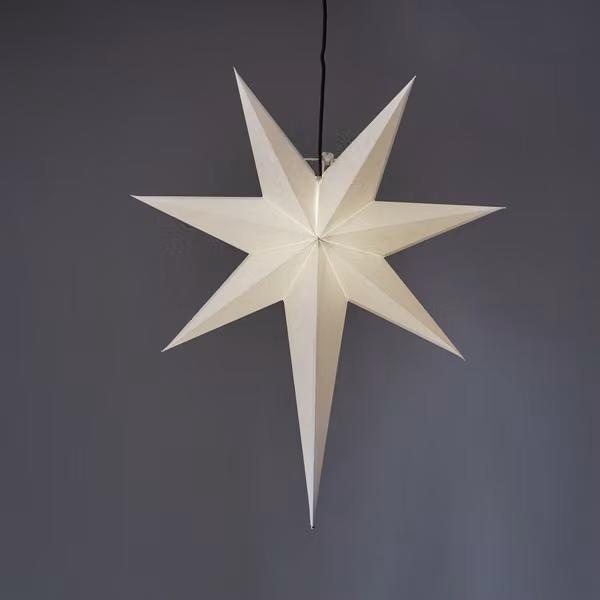 Stella di carta "Frozen", senza perforazione, bianca, E14,55cm