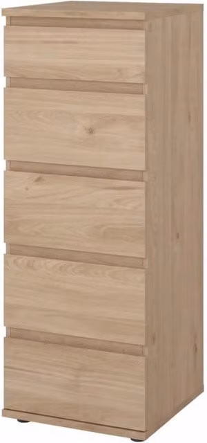 Kit Cassettiera Nova Idroweb con 5 Cassetti in Rovere, L/P/H: 40,2 x 40 x 106,6 cm – 1