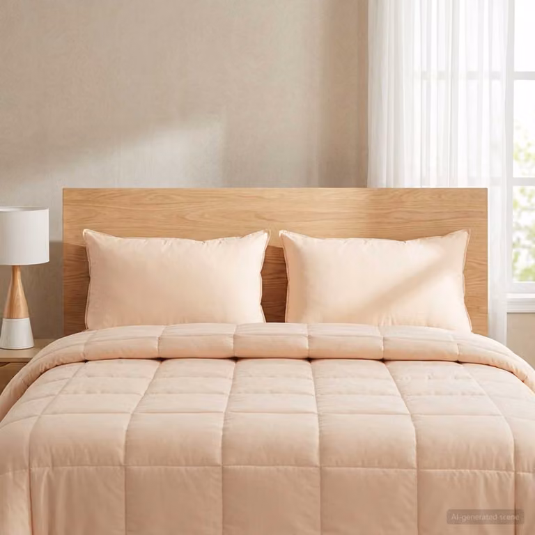 Set di 2 cuscini rettangolari vidaXL in fibra di kapok e cotone, beige, L: 50 cm x P: 30 cm