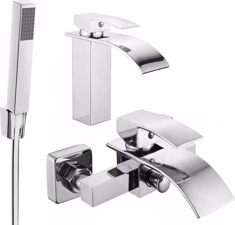 Mexen Aries R77 set da bagno, cromo - 744803R77-00