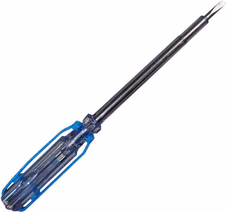 Tester di tensione Tester di corrente Cacciavite Tester elettrico di fase 190 mm 200-250V