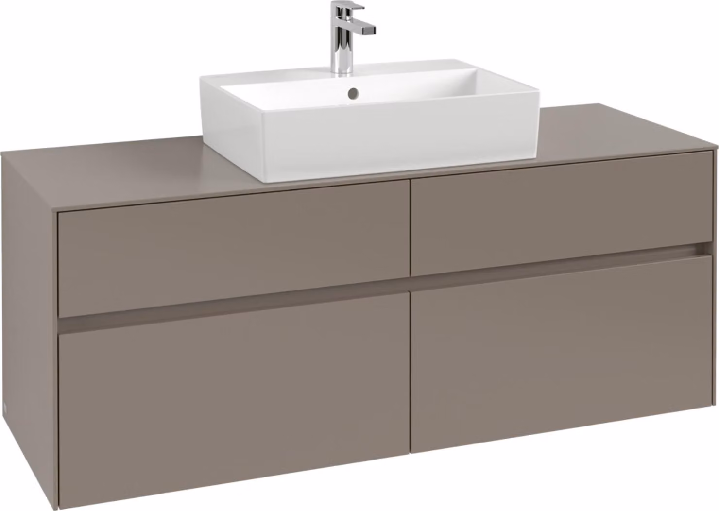 V&B Collaro, mobiletto 140x54,8x50cm, f WT mi, LED 10W, vino r