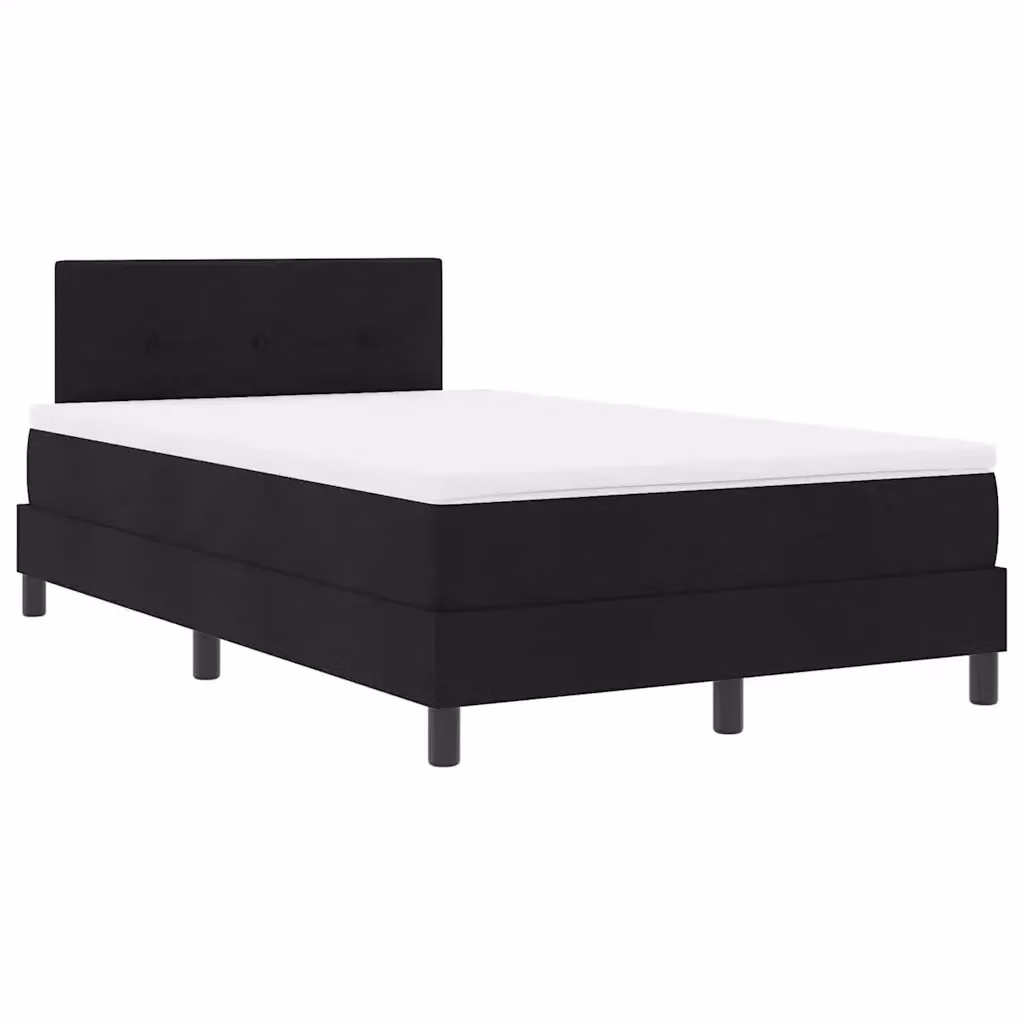 Letto a molle vidaXL con illuminazione LED e porta USB, Nero, L/P/H: 200 x 120 x 88 cm – 2