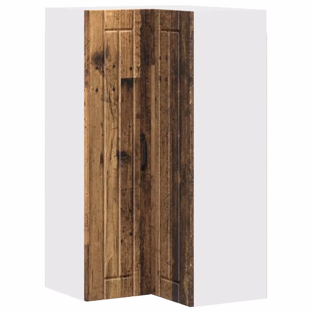 Mobile angolare da parete vidaXL in legno marrone per cucina e soggiorno L/P/H: 57 x 57 x 100 cm – 2
