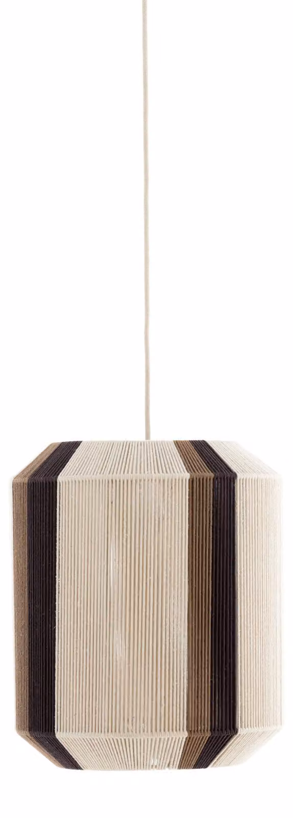 Lampada a sospensione - naturale - Kozana - tessile - E27 - 2982764 - Light & Living