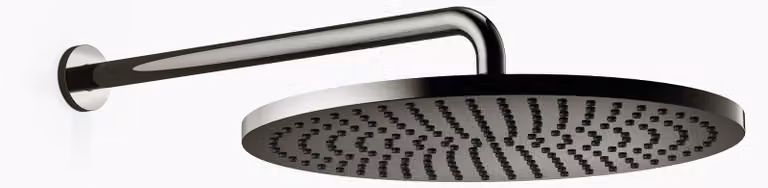 Douche de pluie Dornbracht avec fixation murale, Ø 400mm, saillie 450mm, flowReduce, 28658970-19, 28658970-19