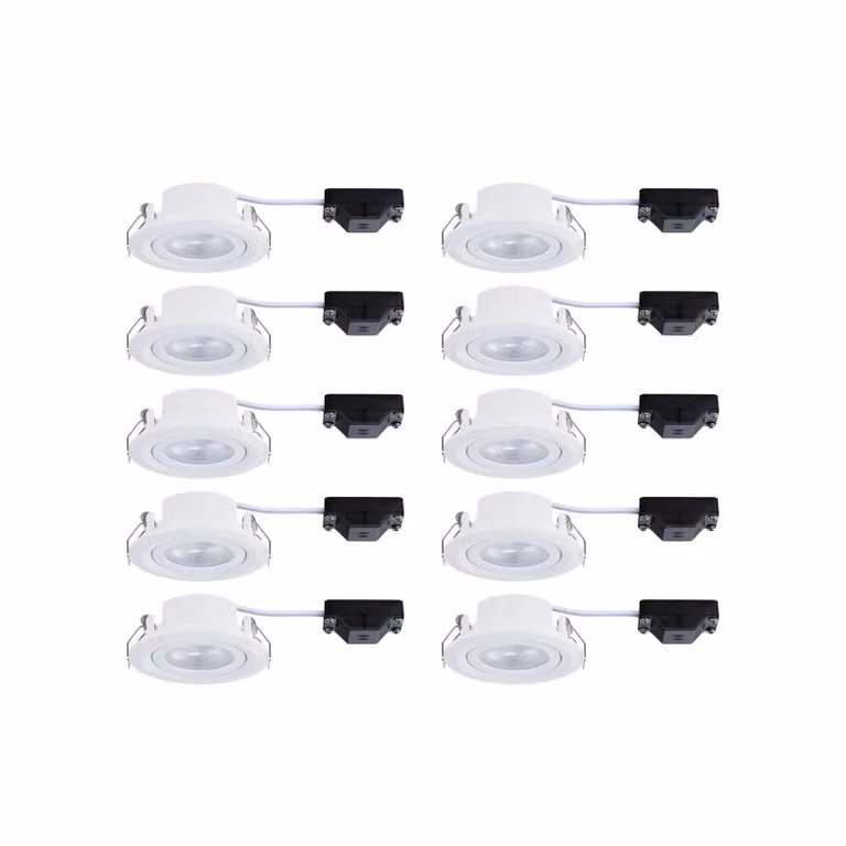 Paulmann Faretto da incasso FIXEDLED bianco 8 cm 830 stepdim inclinabile di 10 FIXEDLED, dimmerabile, Bianco / Opale, Soggiorno / Sala da pranzo, Plastica, Moderno