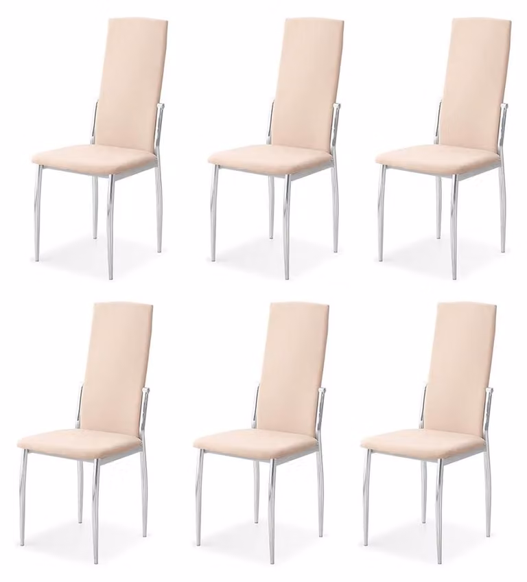 Set di 6 sedie imbottite per soggiorno e sala da pranzo