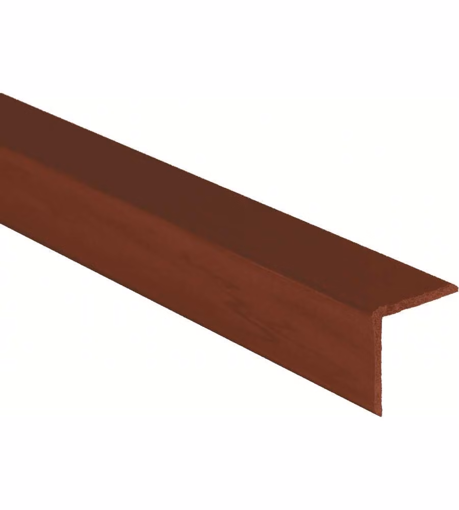 Paraspigolo PVC Mogano 30x30 mm Lunghezza 3 m Protezione Spigoli