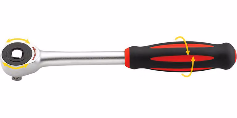 Format cricchetto twist grip 1/4" 60 denti 185 mm