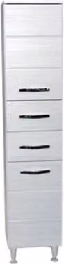 COLONNA BAGNO ANTONELLA 2 ANTE + 2 CASSETTI CM. 33X33X160 BIANCO PORTUNA