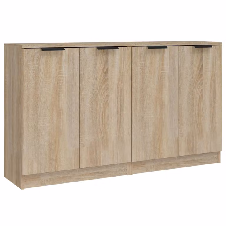 Credenze 2 pz Rovere Sonoma 60x30x70 cm in Legno Multistrato