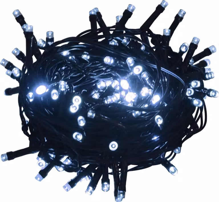 Stringa LED con 300 Luci LED Bianco Freddo 30 m in PVC