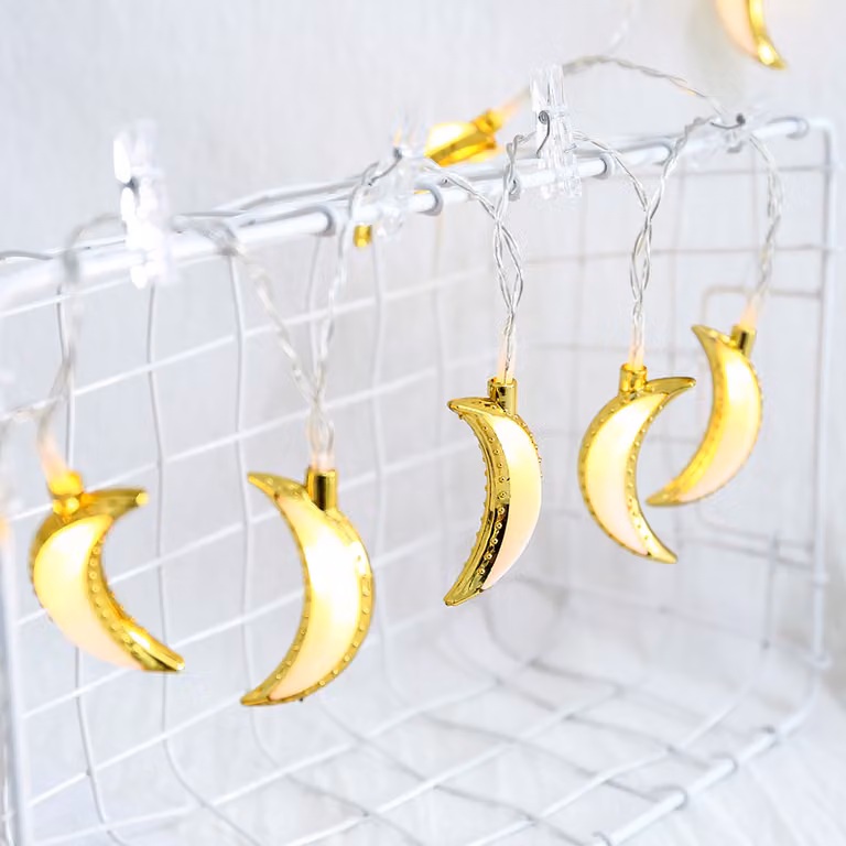 1.5M Ramadan Decorazioni Fata Luci Islam Eid Mubarak Decorativi Fata Luci Batteria Operato Regali Partito